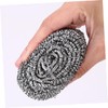 GRIRIW Stainless Steel Dish Sponges 6 Pack Dish Washing Sponges