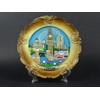 Wood Style Decorative Plate Detailing London Skyline: Big Ben, Tower