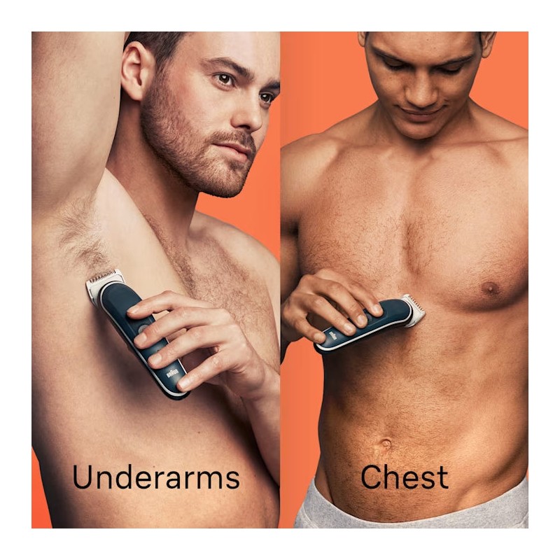 Braun Series 5 Waterproof Body Groomer with 4 Attachments BG5370