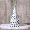 Irvin's Tinware Tin Christmas Tree in Rustic Metal White Wash