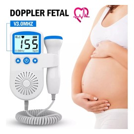 Monitor Fetal Doppler ultrasonido Pulsovital bebé latidos corazón color verde