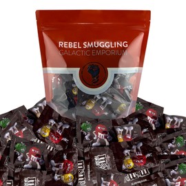 Fun Size Milk Chocolate Candy Pieces Bulk 2lb Bag of Individual Packs by Rebel Smuggling Galactic Emporium