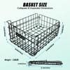RAYMACE Bike Basket Rear,Bicycle Basket with Removable Liner,Rainproof Cover and