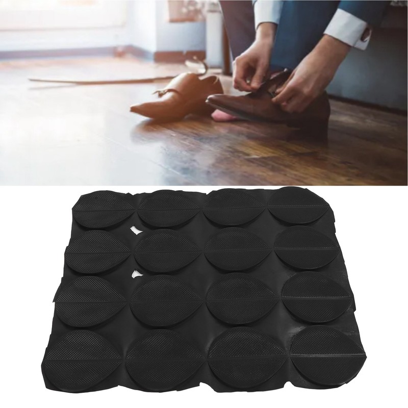 16 Pairs Shoe Sole Repair Patch Rubber Slip Resistant Wearproof