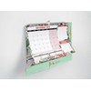 2025 Desk Calendar Free Standing Flip Over Spiral Bound Wall