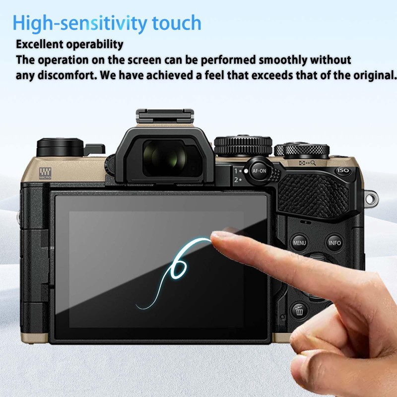 NOUKAJU Screen Protector for OM SYSTEM OM-5 Mark II, HD