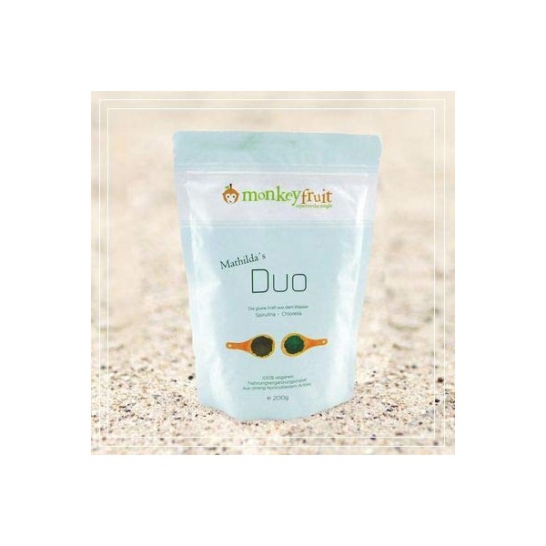 Mathilda's Duo Tabs with Spirulina & Chlorella by MonkeyFruit, 800