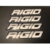 Rigid Industries Stickers Decals 6" x 1.25" 4PC SET BITD