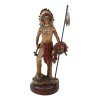 Native American Indian Warrior Chief With Eagle Roach Spear And