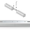 alwaiiz 4040-4 Piece Track Connector, Profile Connector, Aluminium Profile Connector