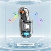UrChoiceLtd T900 Kabellose Bluetooth-Maus, Multi-Device Slim Cordless Mouse (Dual-Mode: BT