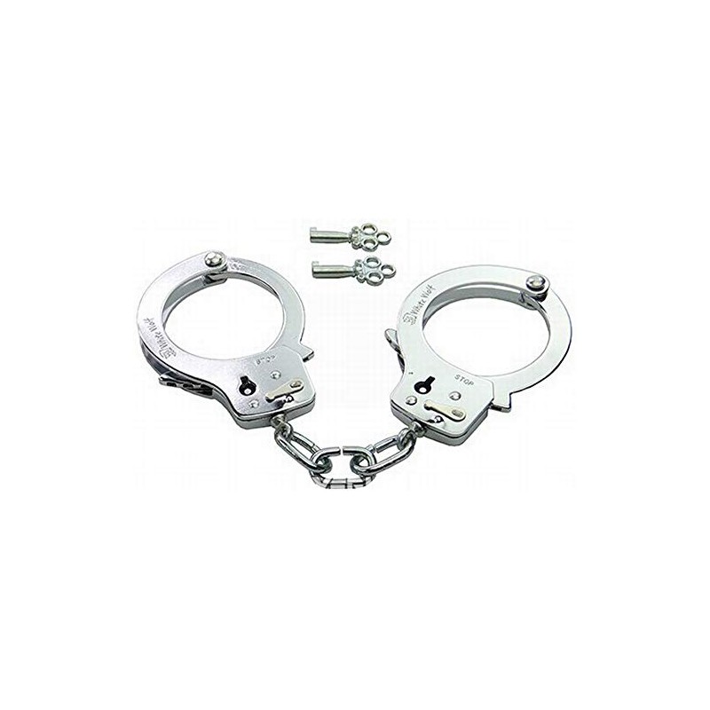 [SP-SHOP Package] White Wolf Handcuffs Single Lock Silver [White WOLF]