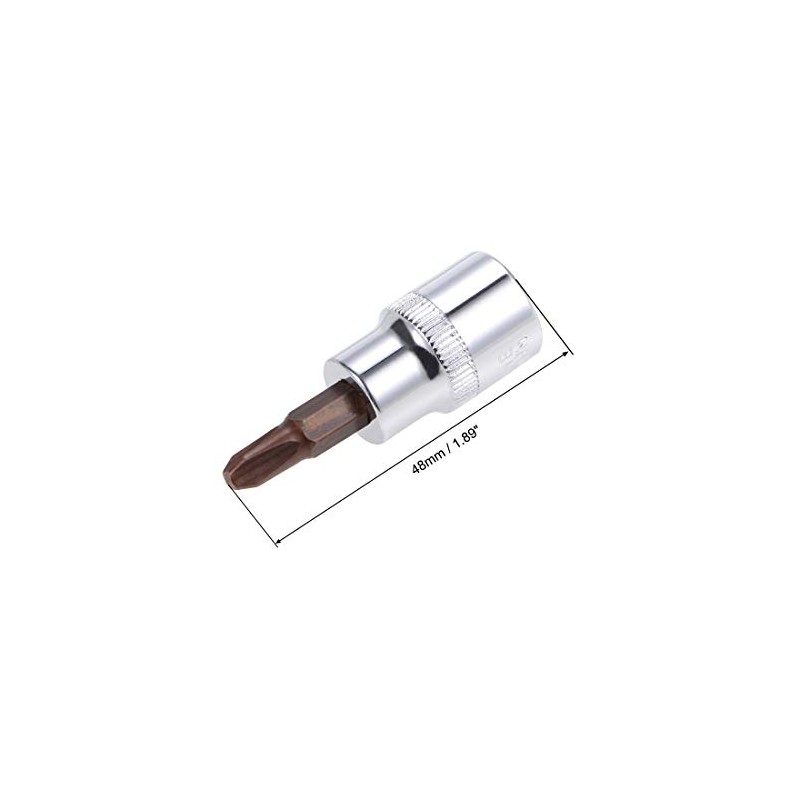 sourcing map 3/8" Drive x PH3 Phillips Bit Socket, S2