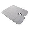 Hair Cut Cape Striped Polyester Waterproof Smooth Surface Neckline Adjustable