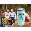 Detective Teal Edition Viking Tumbler 20oz - TRUE crime Junkie