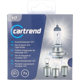 Unitec 73082 Replacement Lights Set H7 Blue