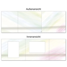 Pack of 1-100 pieces. Leporello Portrait Folder for 13 x 18 Photos and CD Photo Folder in 10 Designs for Studio, Nursery, School