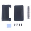 Aluminum Alloy Cooling Case Acrylic Bottom Shell Passive Cooling Enclosure