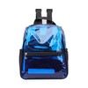 TINYAT Small Clear Backpack Stadium Approved 12x12x6 Transparent Bag See