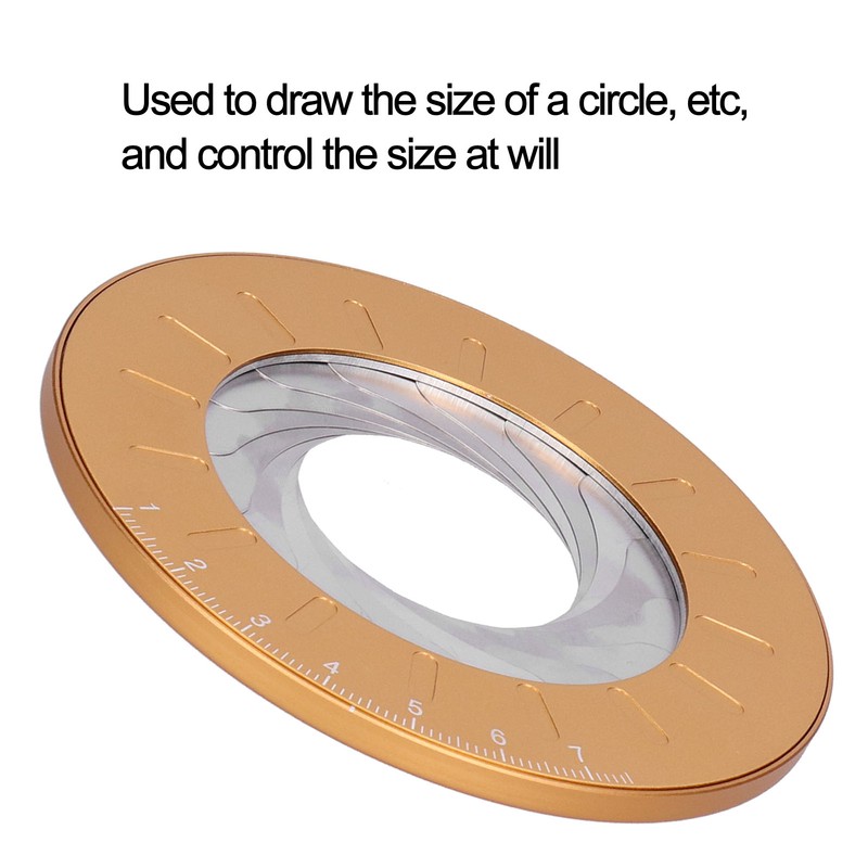 Circle Drawing Tool Circular Stainless Steel Adjustable Diameter for Designer