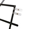keepdrum Clip for Music Stand Clear Leaf Clip Pack of
