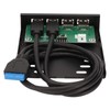 3.5 Inch Front Panel USB3.0 Hub High Speed 4 Port