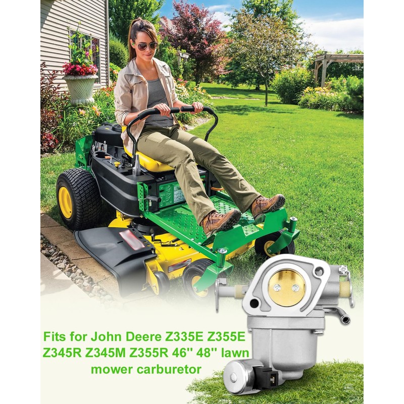JUWEVAZU Z335E Carburetor Fit for John Deer Z355E Z355E Z345R