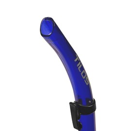 Tilos U-Pro II Snorkel - Classic Open Top Design with Flex Silicone Mouthpiece for Diving and Snorkeling