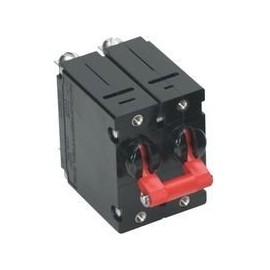 Carling Technologies BA2-B0-34-615-121-D Circuit Breaker; Hyd/Mag; Hndl; Cur-Rtg 15A; Panel; 2 Pole; Vol-Rtg 277/80VAC/VDC