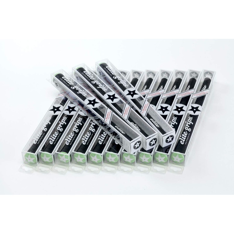 elitegrips Y360°SV Golf Grips, Set of 13, Berlina Black/Signal Green,