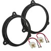 tomzz Audio 2809-000 Speaker Rings Adapter Brackets Compatible with Dacia