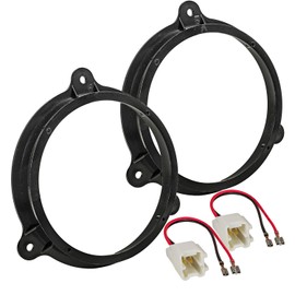 tomzz Audio 2809-000 Speaker Rings Adapter Brackets Compatible with Dacia Lodgy Sandero Logan for 165 mm DIN Speaker