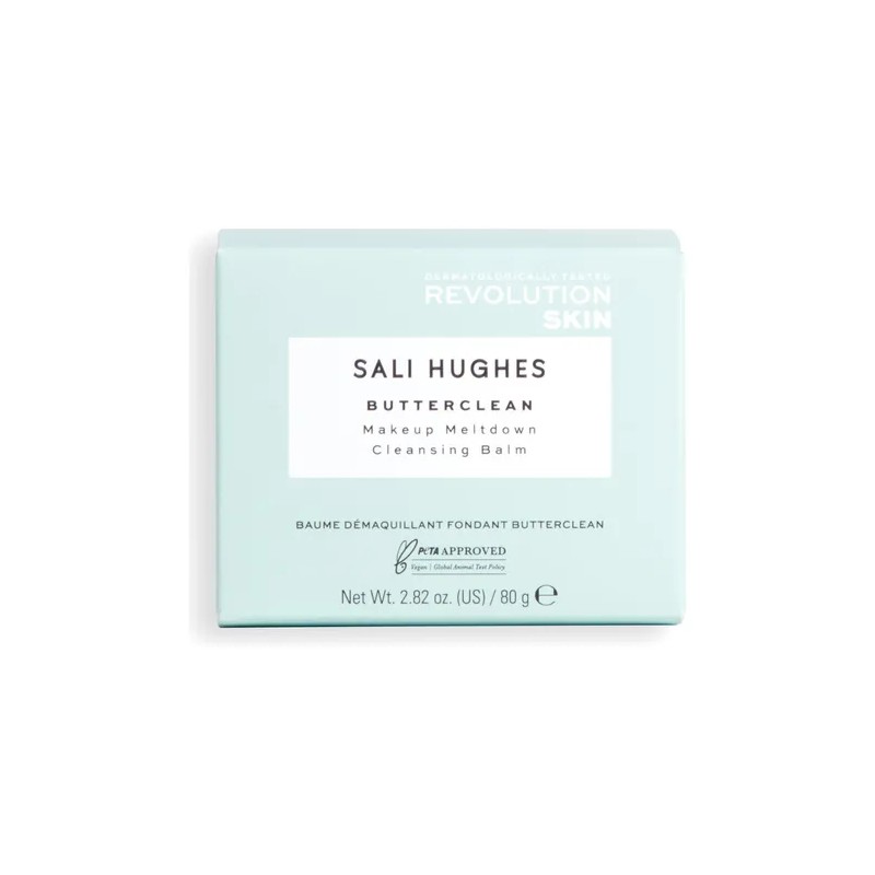 Revolution x Sali Hughes Butterclean limpiador de maquillaje | uso