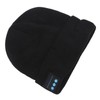 LED Beanie Hat with Headphones Wireless Black Musical Knitted Cap