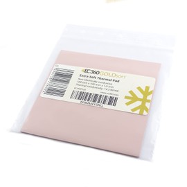 EC360 Gold Soft 14.5W/mK Thermal Pad (100 x 100 x 1.0 mm, Soft)