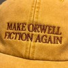 Vivian Flytrap Unisex Make Orwell Fiction Again Washed Embroidered Dad
