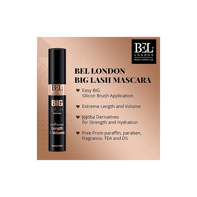 BL- Máscara de pestañas Big Lash de BEL London para