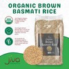 Jiva Organic Brown Basmati Rice 4 Pound Bag - Premium