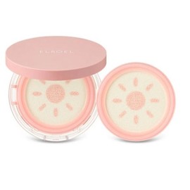Eloel Peach Pink Tone Up Pangpang Sun Cushion 15g 1 main product + 1 refill / 엘로엘 피치 핑크 톤업 팡팡 선쿠션 15g 본품1+리필1