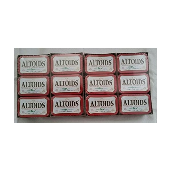 Altoids Peppermint Mints (12 Pack) (Set of 2 - 24 packs total)