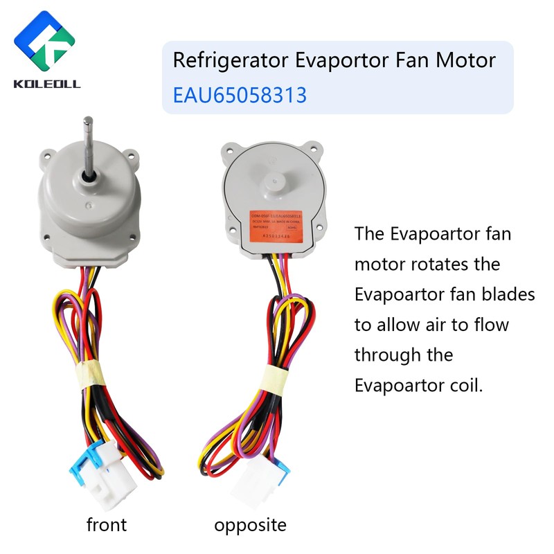 EAU65058313 EAU63103001 Refrigerator Evapoartor Fan Motor Freezer Fan Compatible with