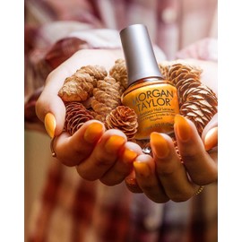 Morgan Taylor Fall Change Of Pace Collection - Fall Nail Polish, Lacquer Nail Color, Long-Lasting Nail Polish (Golden Hour Glow, 15mL)
