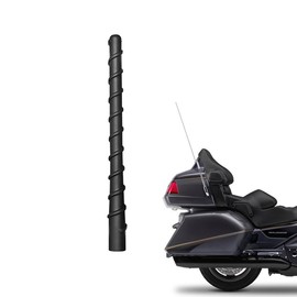Motorcycle Short Antenna Fit for Honda Goldwing GL1800 (2001-2017) | F6B (2013-2017) | 7" Spiril Flexible Rubber Antenna, Optimized AM/FM Radio Reception, for Goldwing GL1800 Radio Accessories