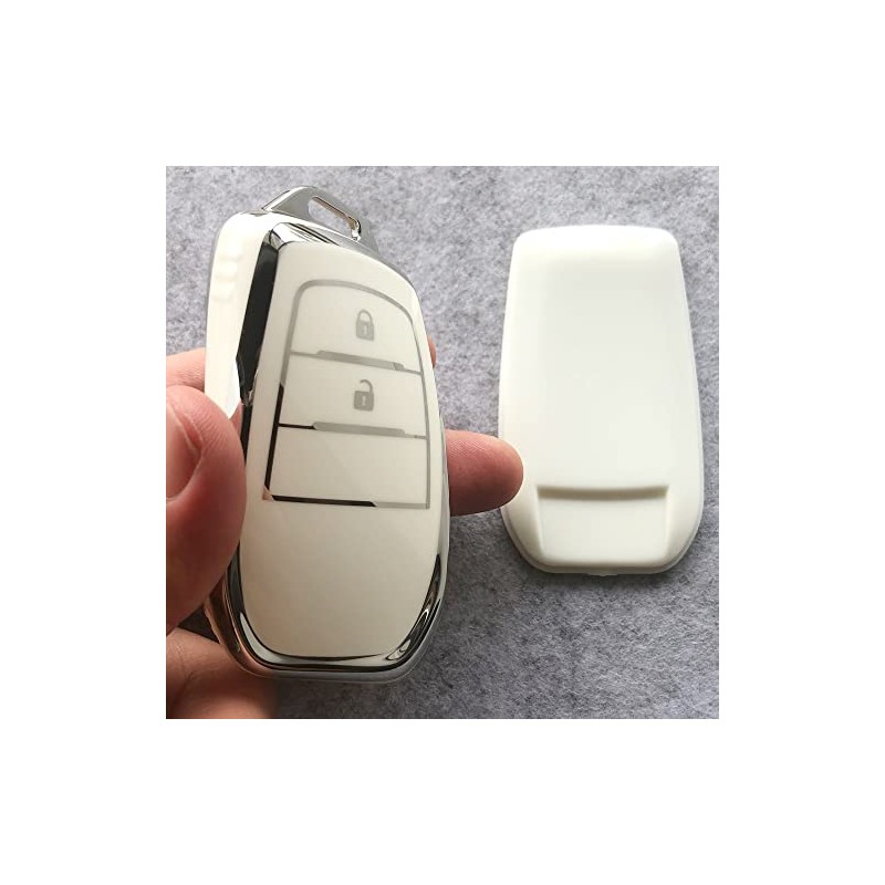 Kinotaka Toyota Exclusive Design TPU 2 Button Smart Key Case