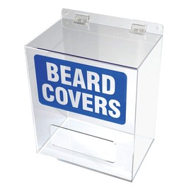 CONDOR30ZE59 Beard Cover Dispenser, Acrylic, Clear