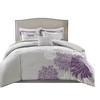 Comfort Spaces Enya Comforter Set-Modern Floral Design All Season Down