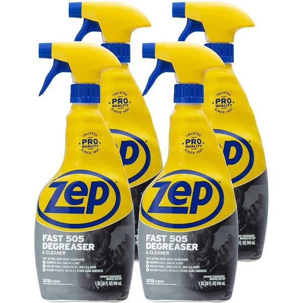 Zep Fast 505 Cleaner and Degreaser 32 Ounces ZU50532 (Case of 4)