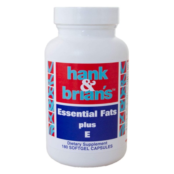Hank and Brian's Essential Fats Plus E - Omega-3 and Omega-6 Fatty Acids from Fish Oils Plus Vitamin E