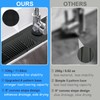Qinthory Sink Protector Silicone Faucet mat for Kitchen Sink, Handle