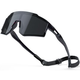 CMBJJU Kids Sunglasses,Youth Baseball Glasses for Boys Girls Age 6-14,Sports UV Protection Goggles (Black)